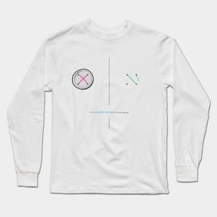 x_x Puppet Outline Long Sleeve T-Shirt